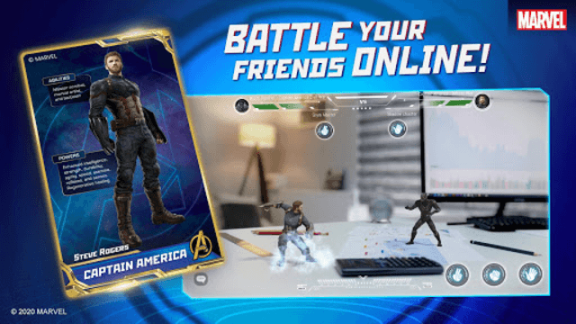 Marvel AR Battle Card Experience